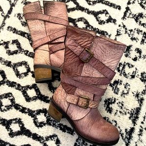 Steven by Steve Madden Bulett Leather Boots